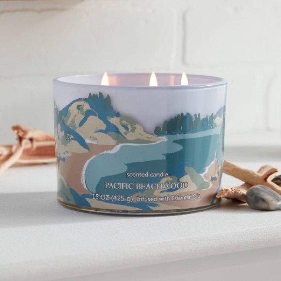 Pacific Beachwood 3-wick Candle - Picture 1 of 6